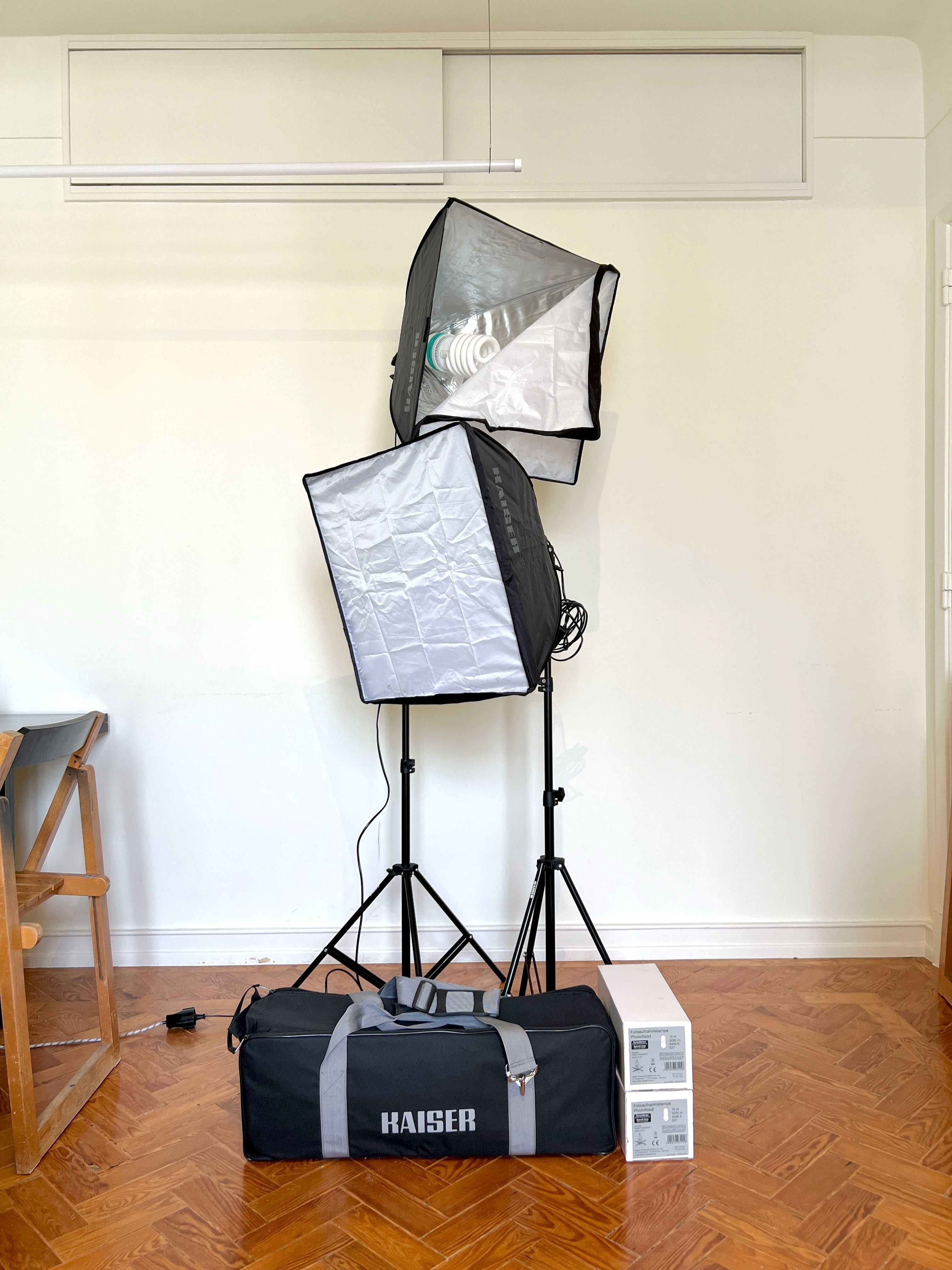 Iluminação para fotografia e vídeo — KAISER Kit