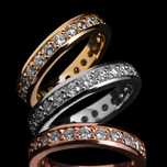 LUXURYBANDS Obrączka z brylantami 1.00ct