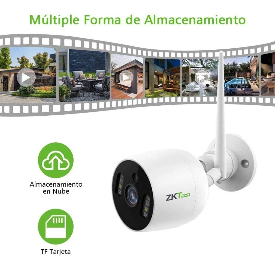 NGTeco Zewnętrzna kamera bezpieczeństwa WiFi - C510 ZKTECO FHD 1080P