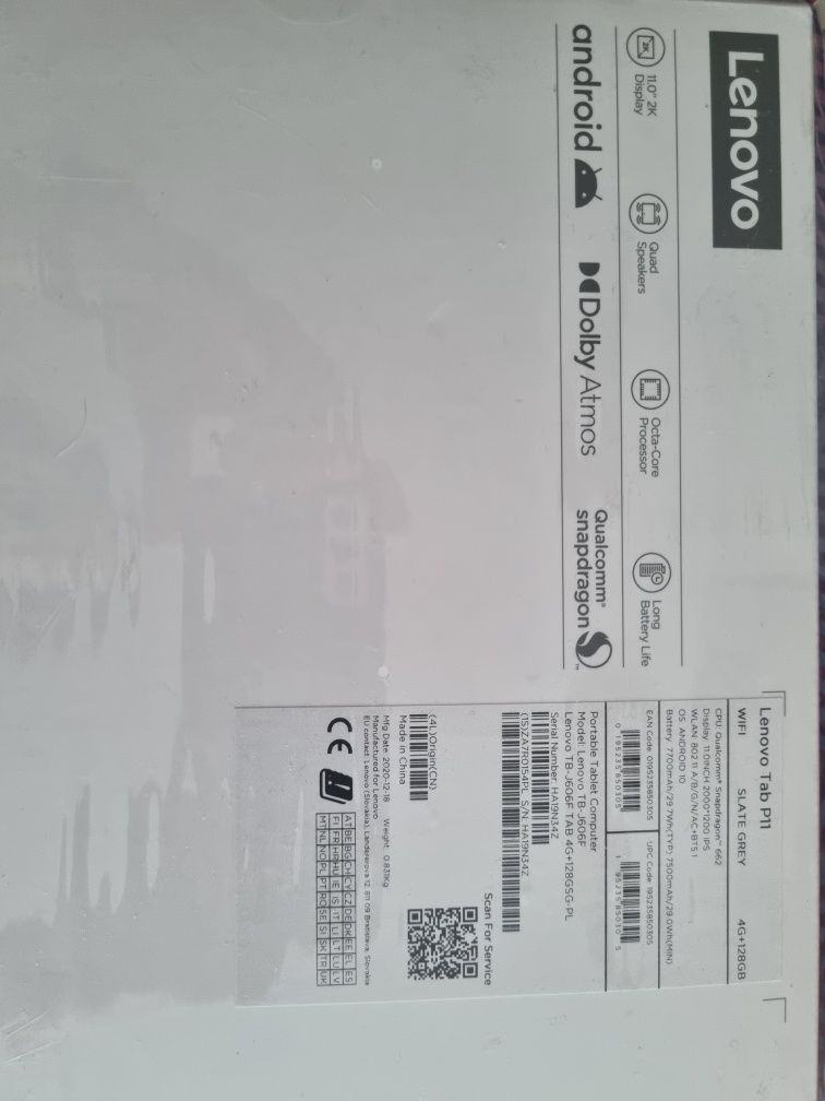 Tablet lenovo P11