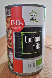 Mleko Kokosowe Premium BIO 17-19% tłuszczu 400 ml House of Asia/5 szt