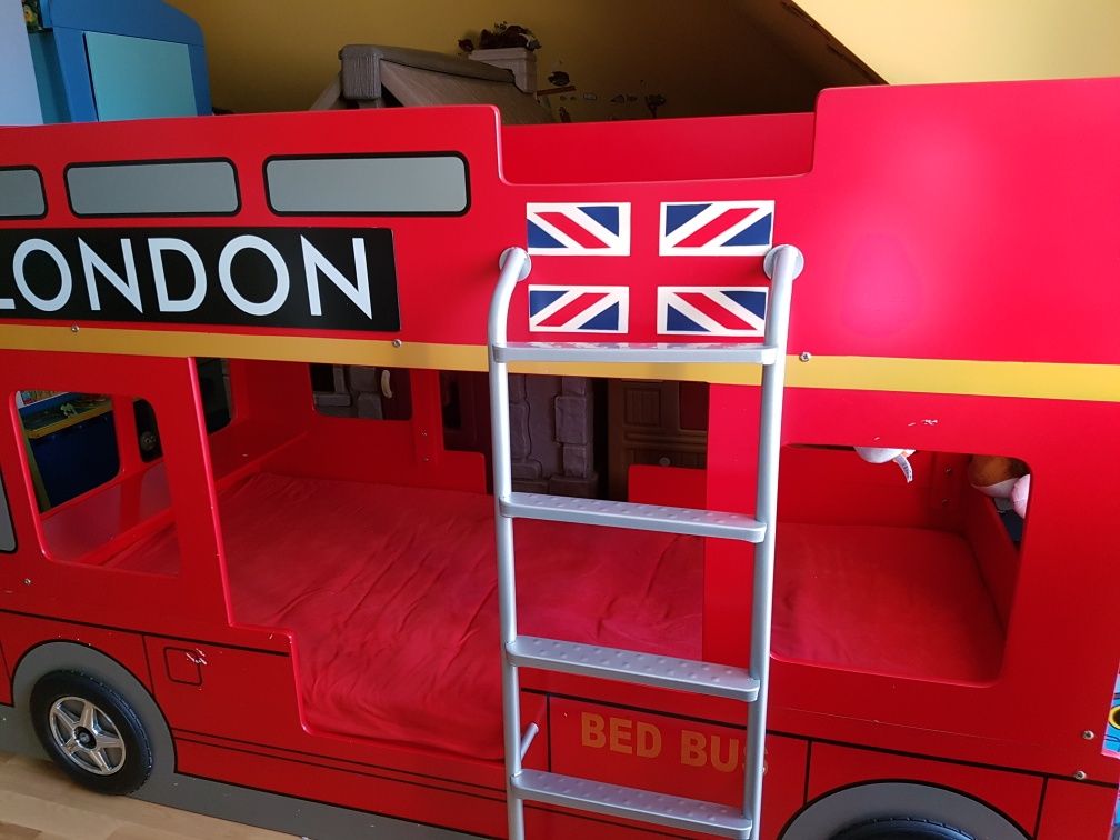 Łóżko piętrowe London Bus