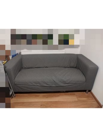 KLIPPAN sofa 2-os, kolor szary IKEA