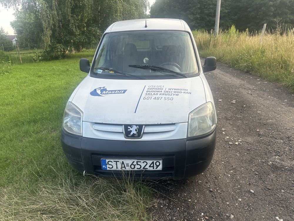 Peugeot Partner 2003r 1.9D bez turbo 296k km Okazja