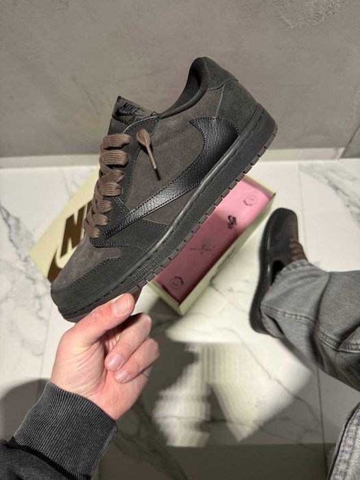 Кросівки Nike Air Jordan Low x Travis Scott Brown premium