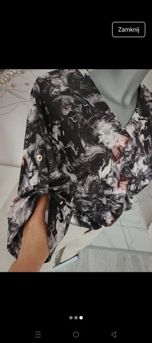 Elegancka bluzeczka marmurek