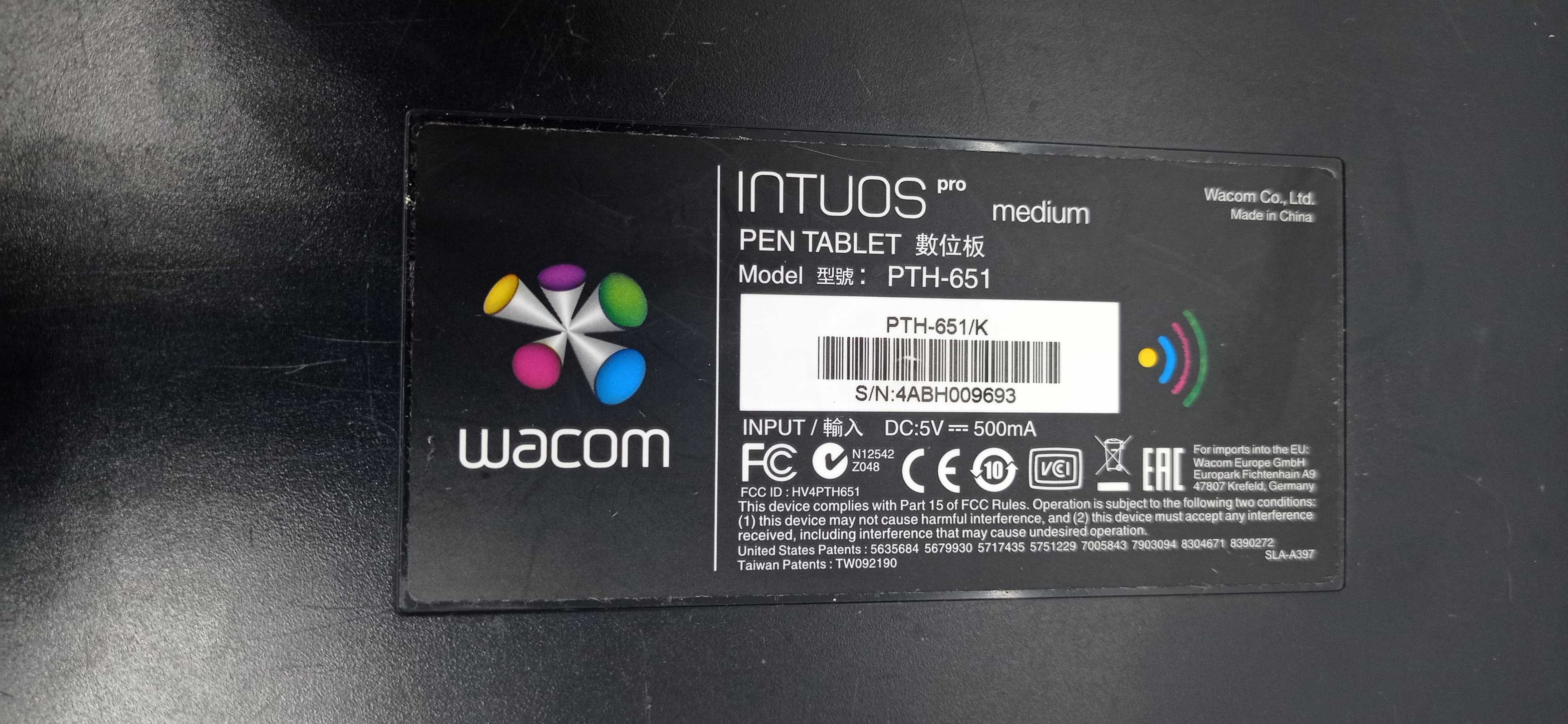 Графічний планшет Wacom Intuos 5 Pro M (модель PTH-651)