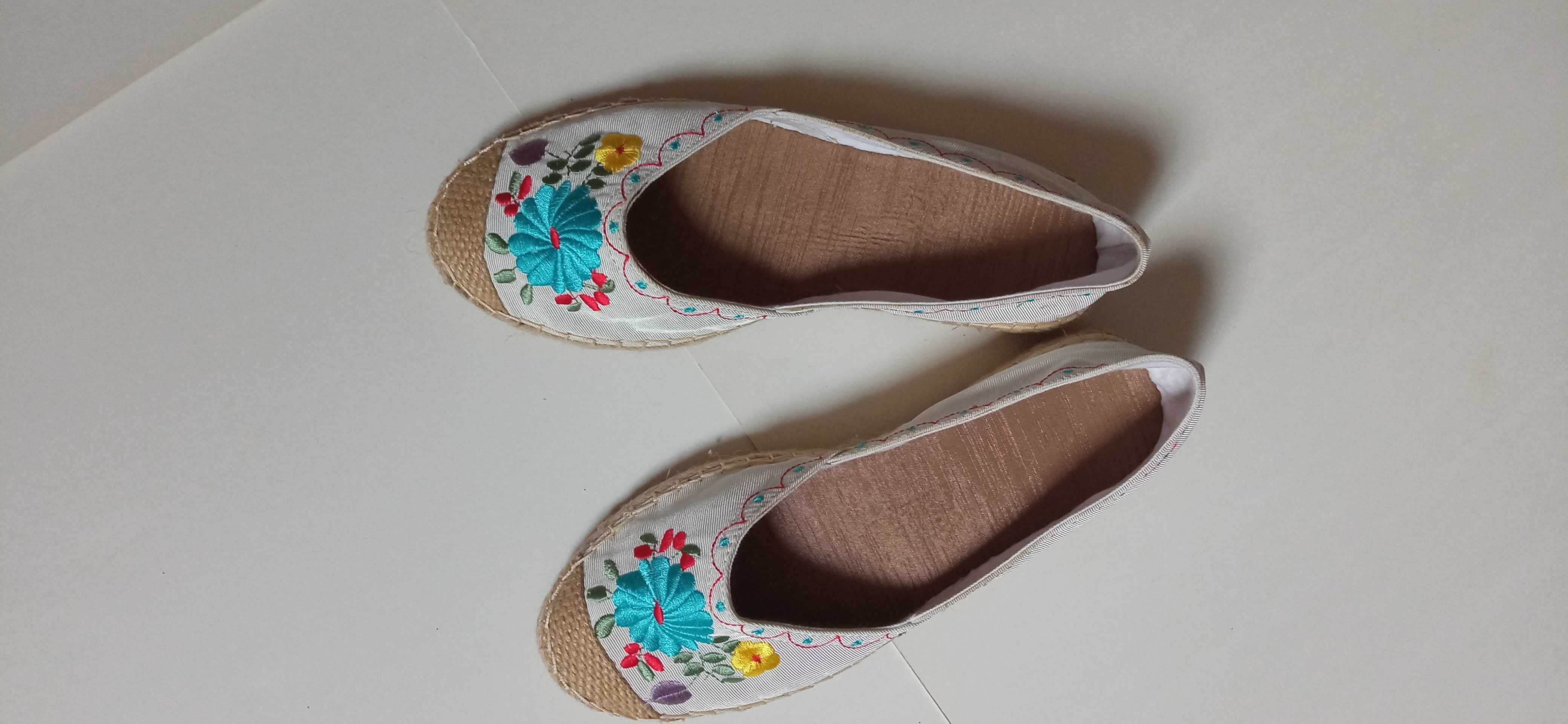 Espadryle Haftowane Buty modne NOWE 36 36,5