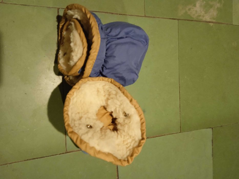 Конверт комбинезон детский зимний с капюшоном 6-12 месяцев