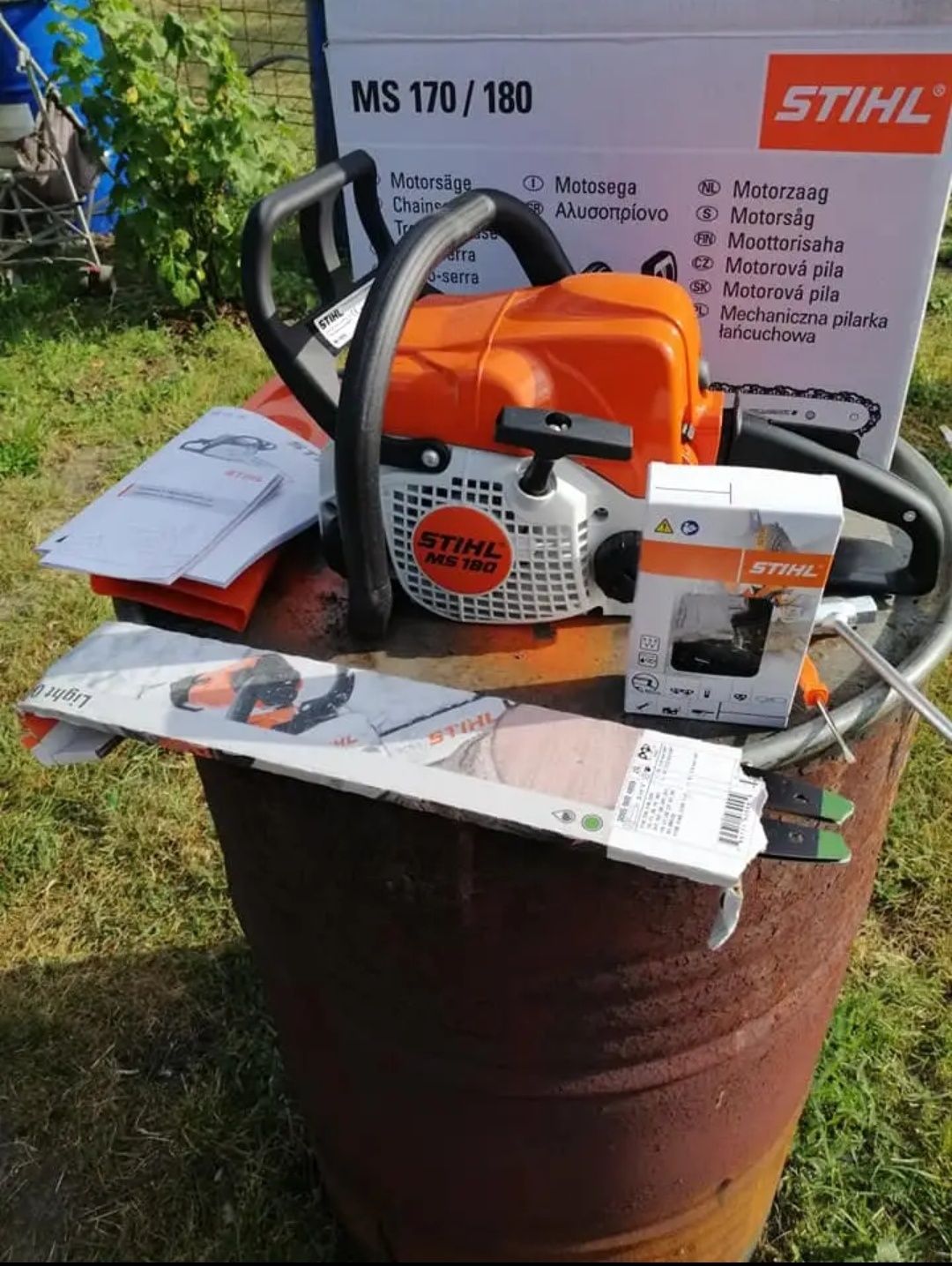 Stihl 180 Nowa Dwa pierścienie