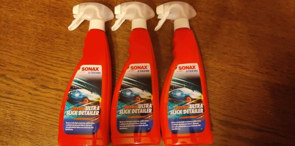 3x SONAX xtreme ceramic ultra slick detailer 750ml Nowe/Nieużywane