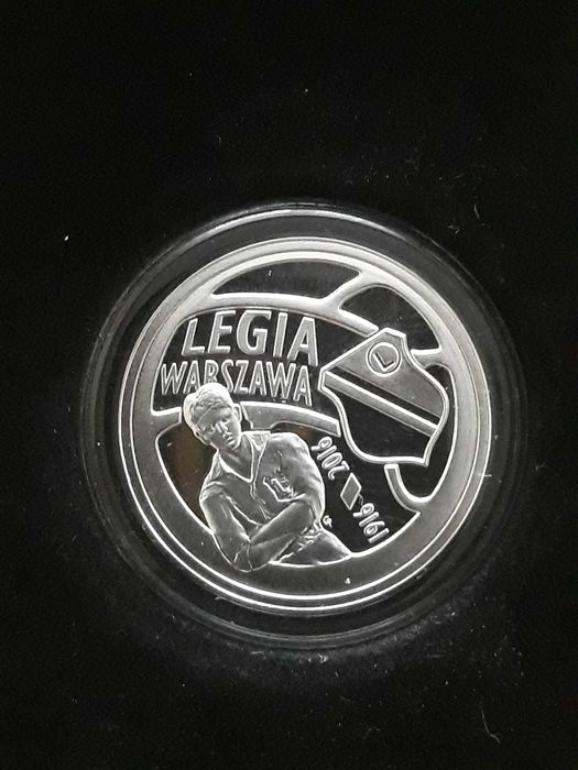 5 zł Legia Warszawa 2016 r. - Lustrzane - mennicze