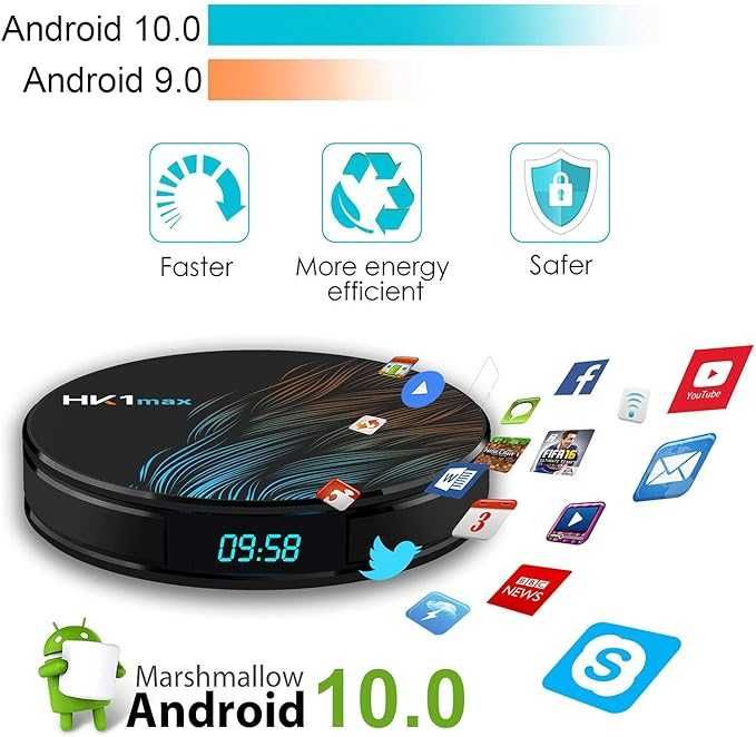 Android TV Box 11.0 Smart TV Box 4 GB RAM 64 GB