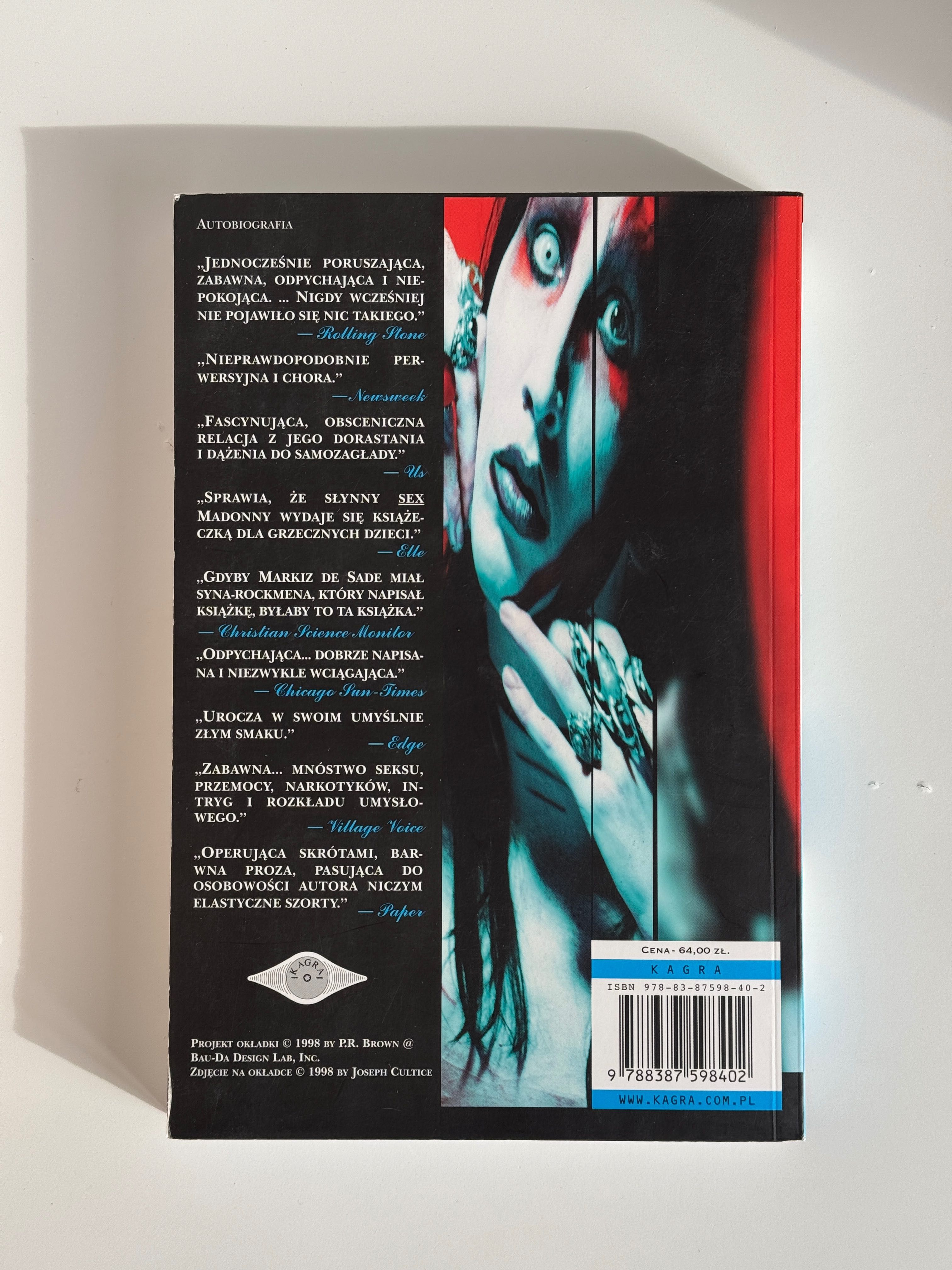 Marilyn Manson Trudna droga z piekła autobiografia Neil Strauss