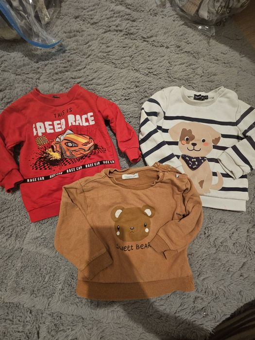 3 x bluza przez głowę 86