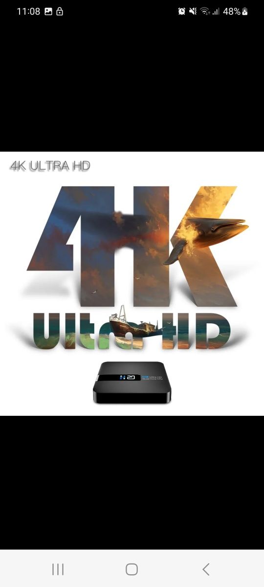 Box android IPTV 4k