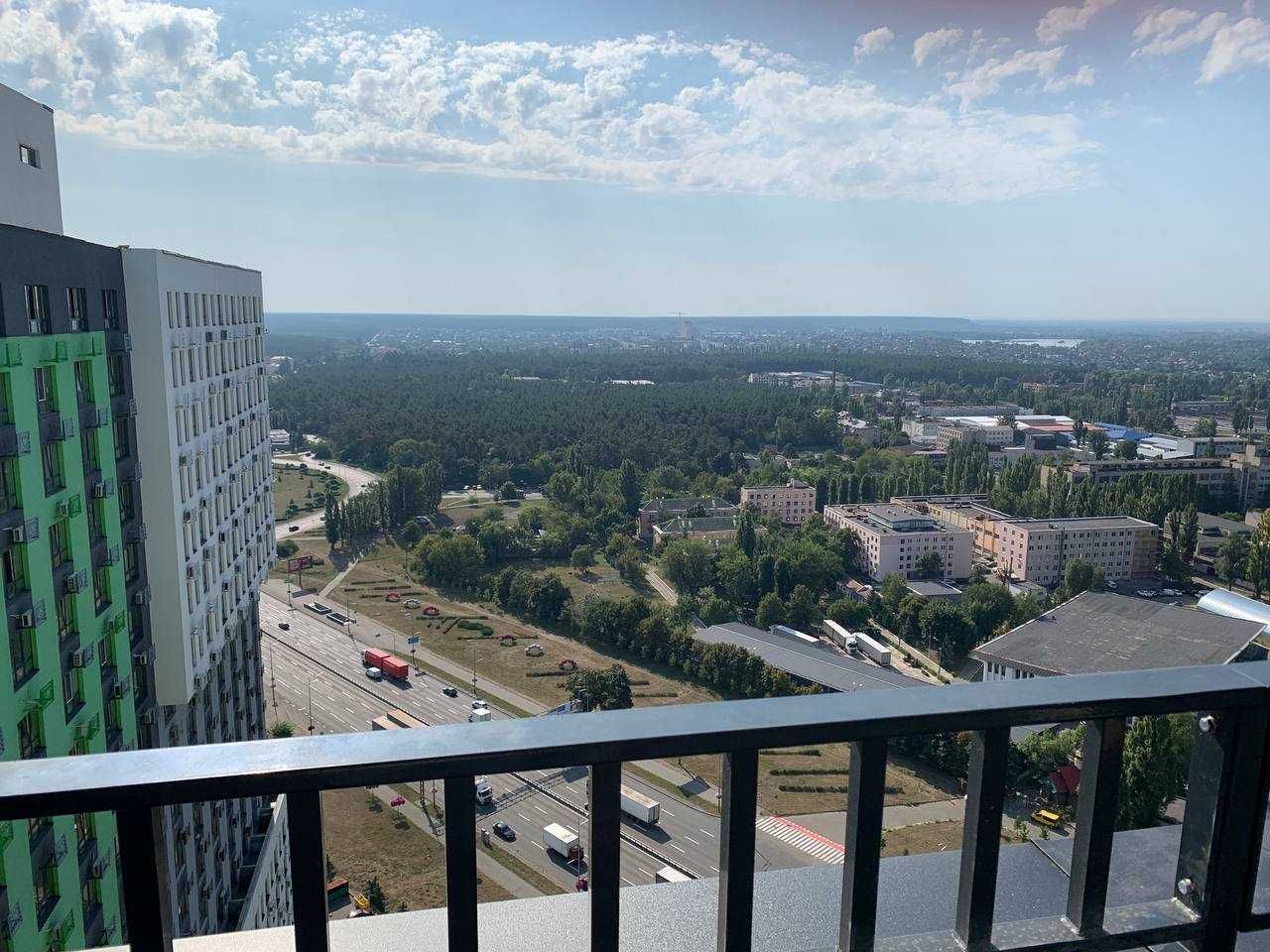 Оренда видової квартири студії 33 м2, пр. Бажана, м. Бориспільська