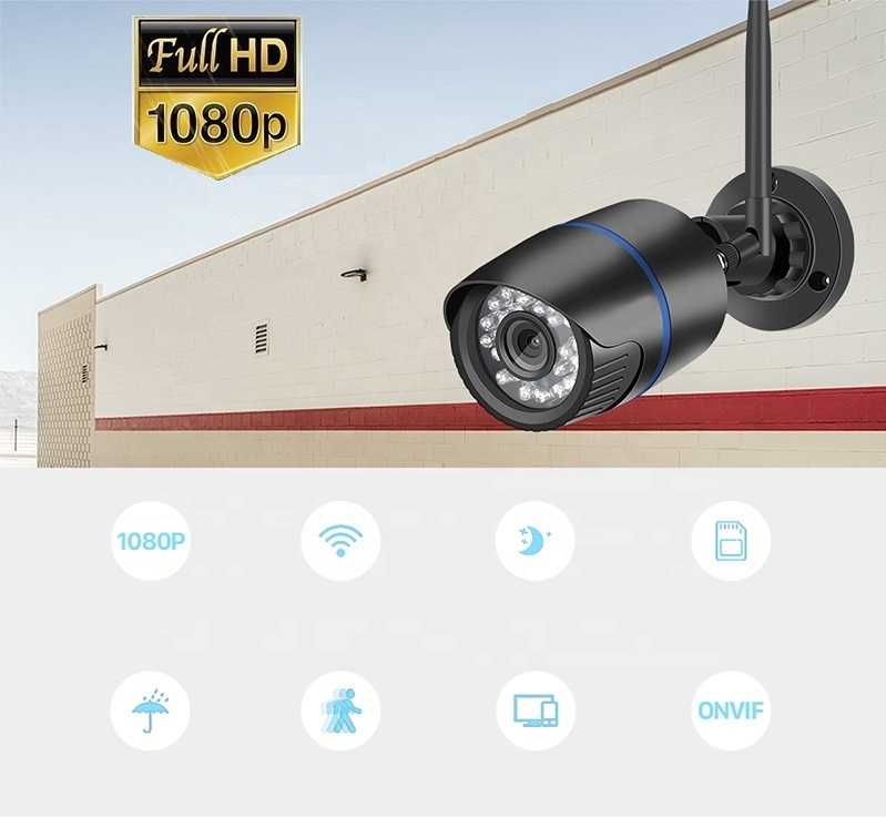 Bezprzewodowa kamera zewnętrzna IP Wifi FULL HD