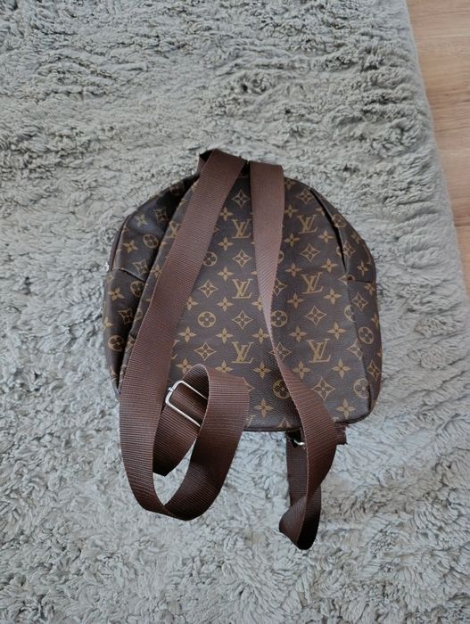 Plecak plecaczek a la Louis Vuitton brązowy mały