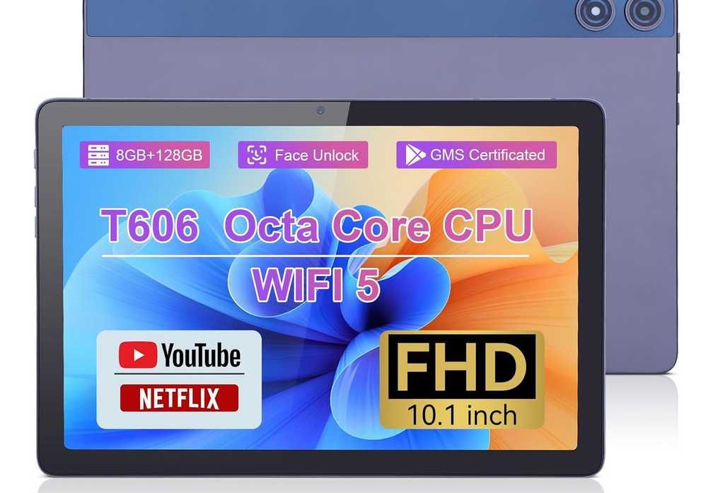 Tablet C idea 10.1 Android 12 8GB RAM 1920x1200 Full HD 2.4G/5G WiFi