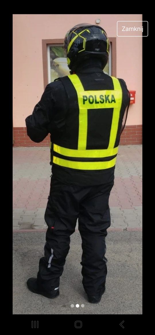 Kurtka na motocykl spodnie cały zestaw