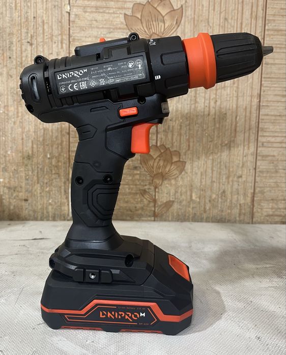 Шуруповерт → Dnipro-M CD-218Q + BP-220 + FC-223 + ГАРАНТІЯ до 2027 р.