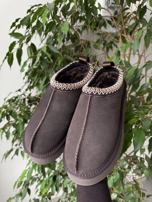 Ugg Tasman Brown, коричневі угг тасман,тапки угги,ugg tazz 38(24,5)