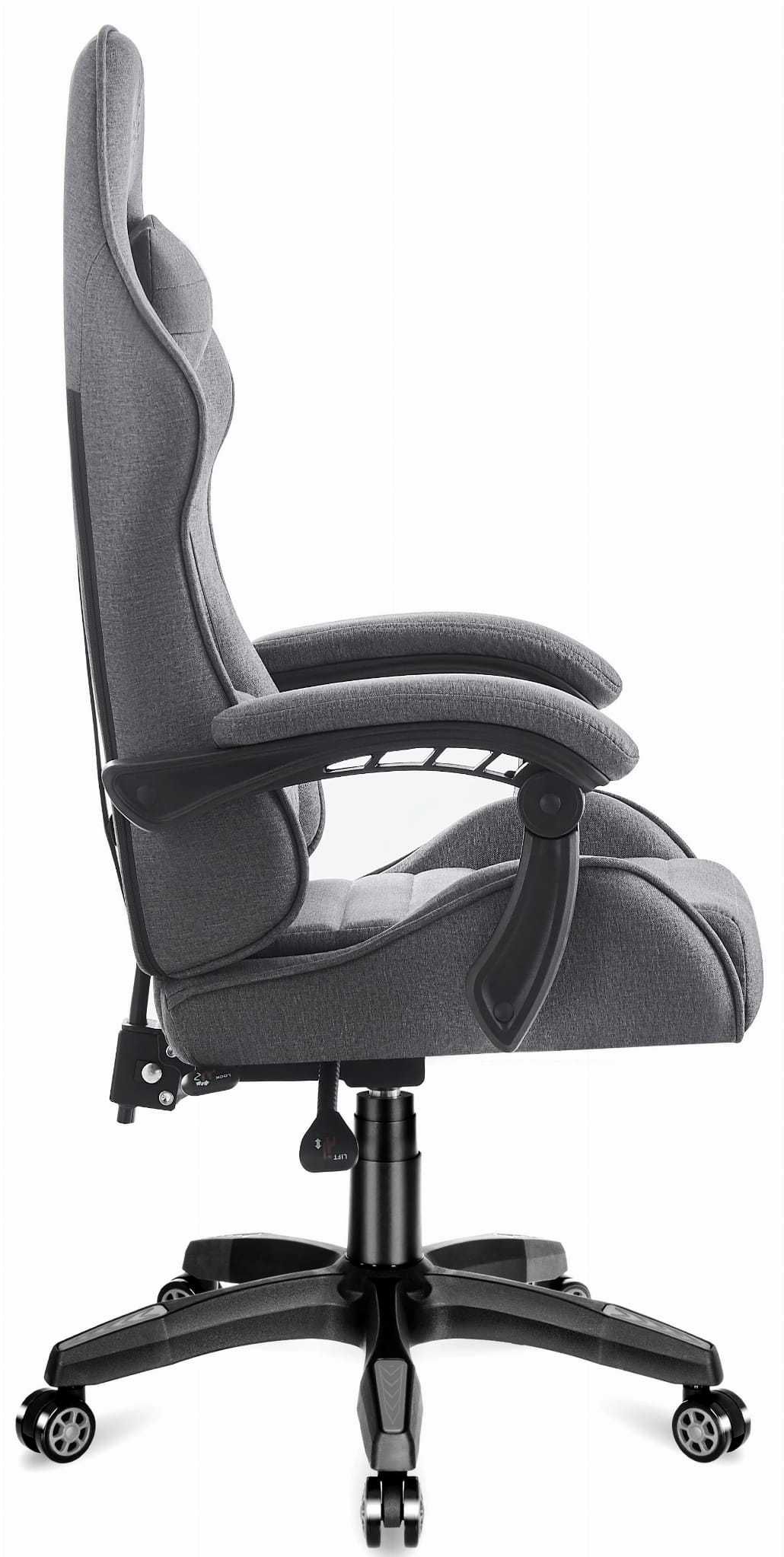 Fotel gamingowy Hell's Chair HC-1003 Black-Gray uszkodzone oparcie