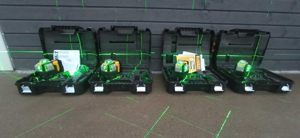 Laser DEWALT 360 DCE089 trzy wiązkowy Zielony 30M Poziomica Laserowa