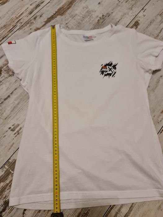 Dwie białe koszulki Krav Maga damskie rozm. S i L