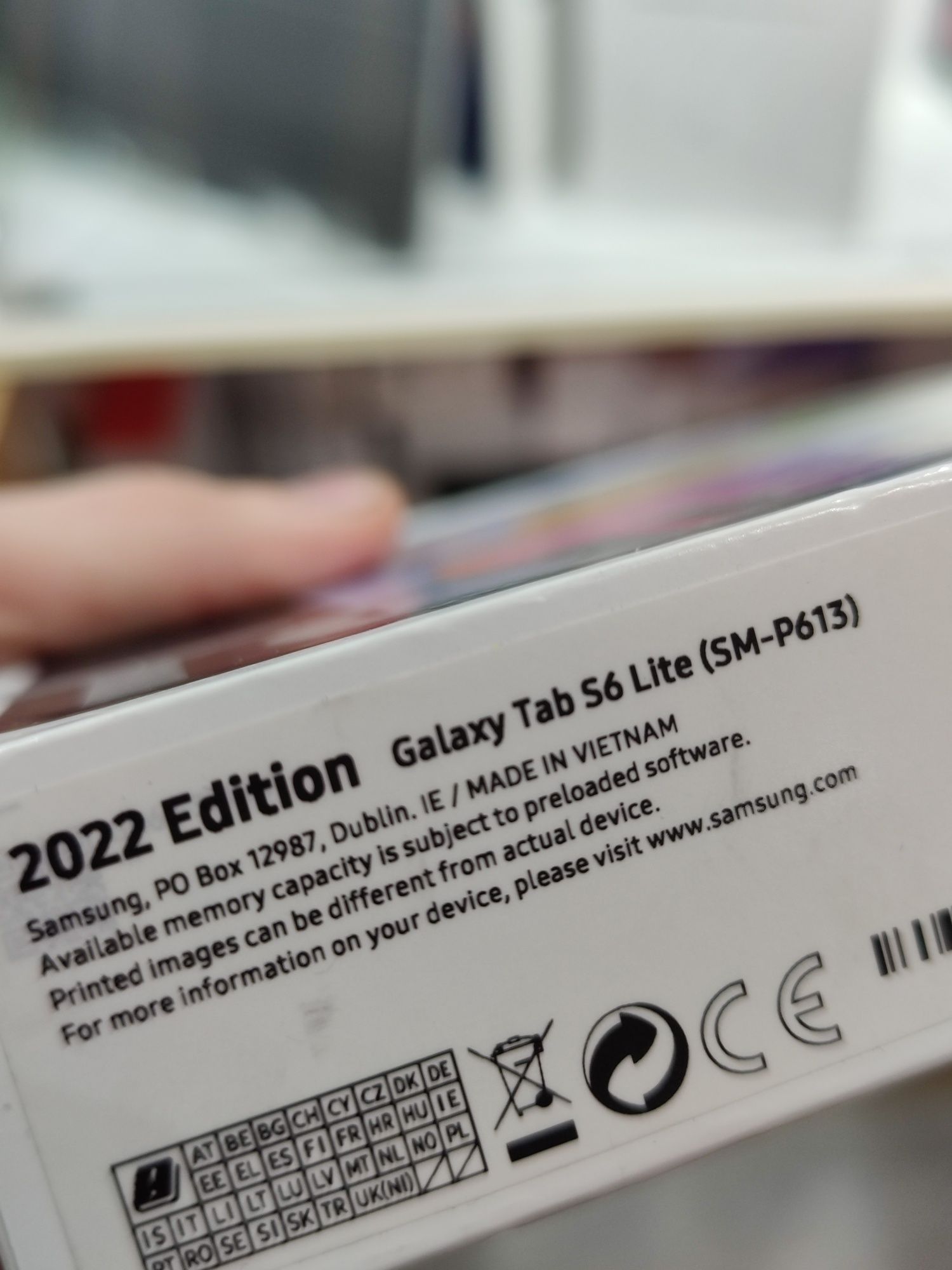 Планшет Samsung Galaxy Tab S6 Lite 10.4 SM-P613 (2022) 64Gb