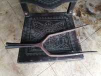 fouquilha antiga de 2 bicos