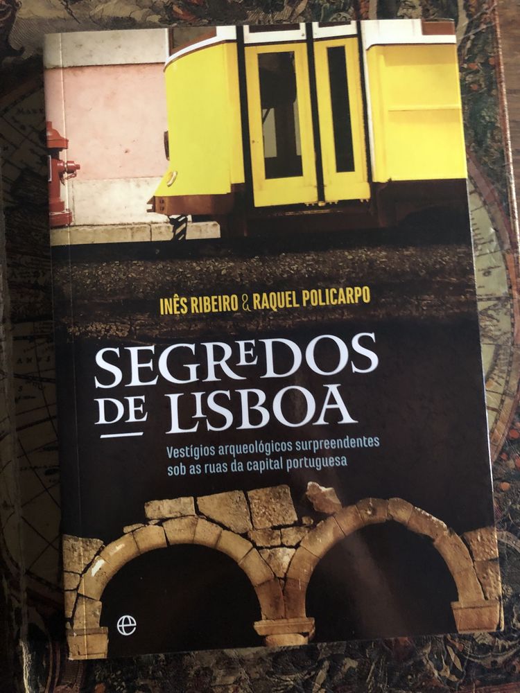 Livro “Segredos de Lisboa” por 2 arqueólogas. NOVO.