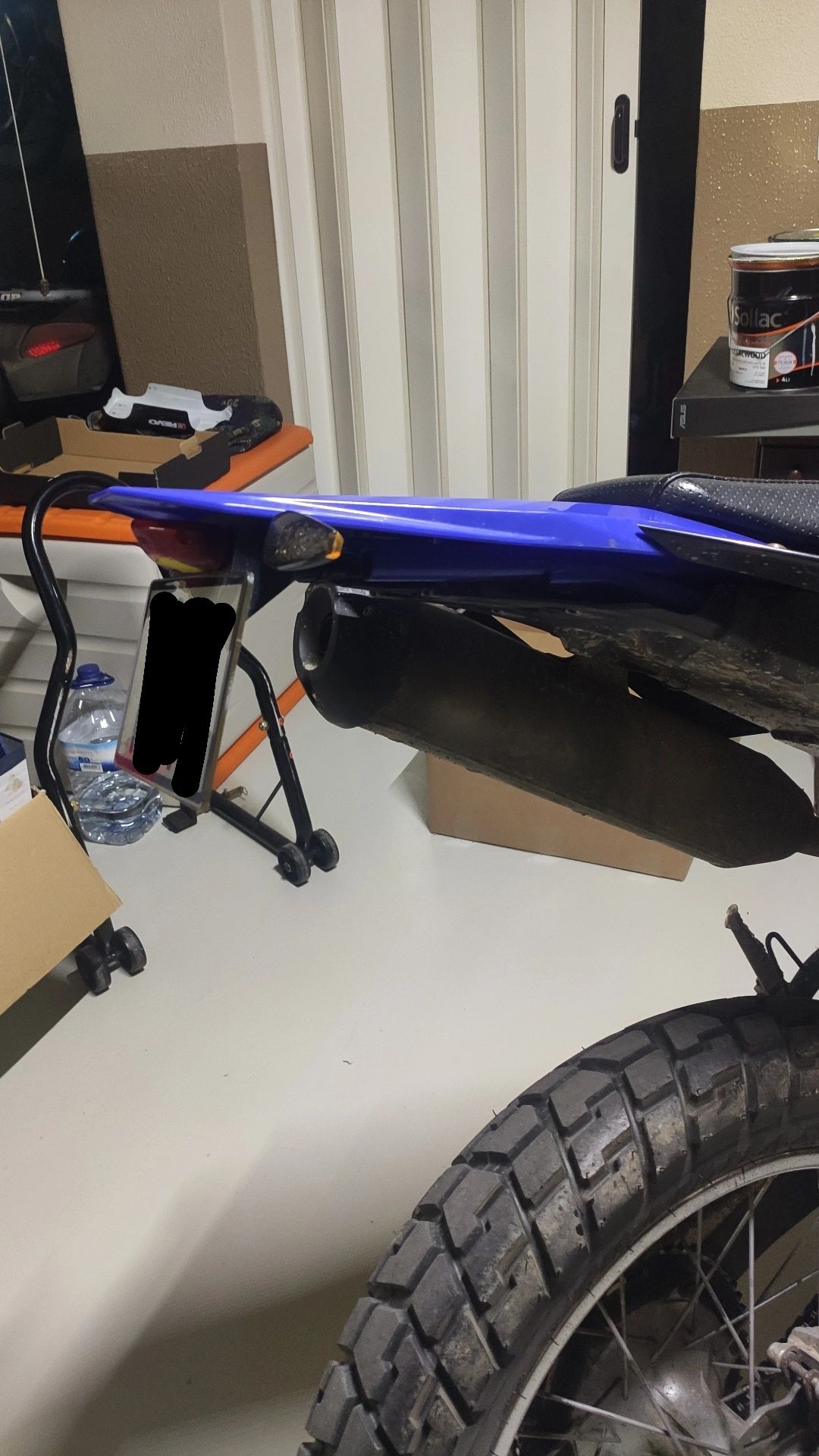 Suporte de matrícula para Yamaha wr 125