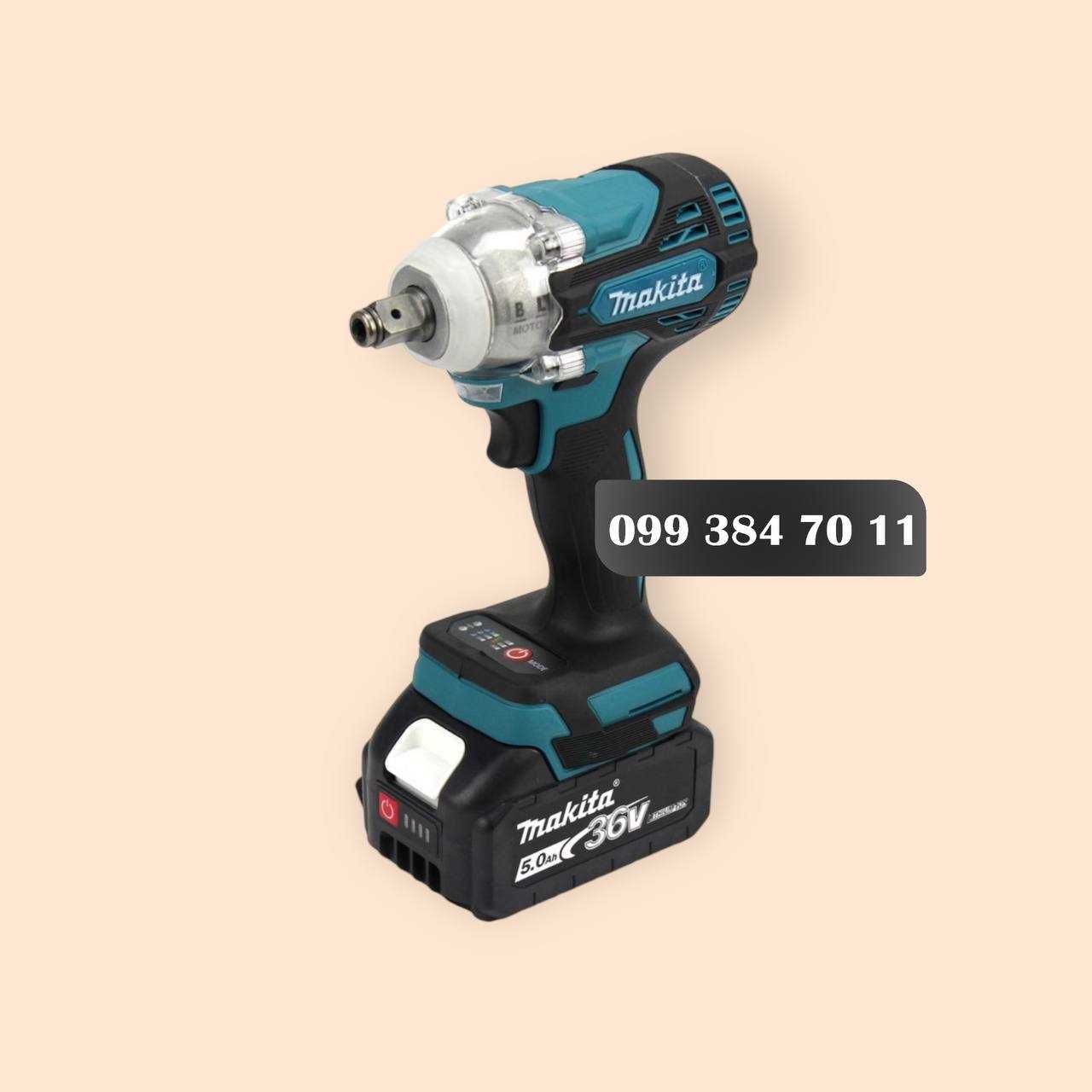 Аккумуляторный гайковерт Makita DTW301 (36V 5A) с набором инструментов