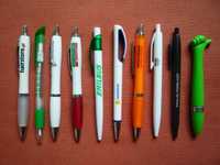Nowe Piszące 10 sztuk Długopisy reklamowe Różne rodzaje Duży zbiór