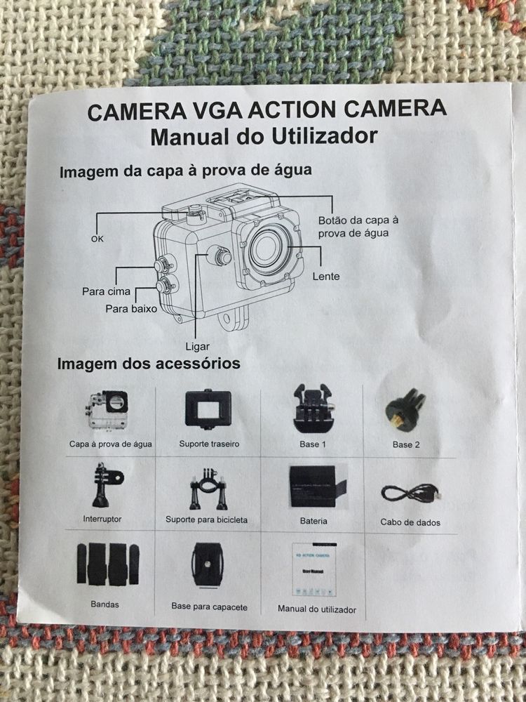 Câmara de ação tipo GoPro