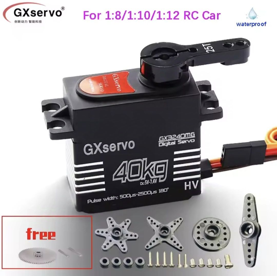 Сервопривід GX Servo 40 кг Сервопривод RC FPV Axial Traxxas Trx4 Tamiy