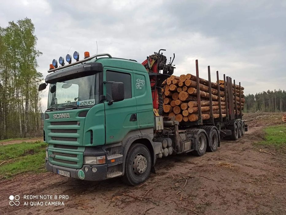 Scania R480 6x4  Scania R480 6x4 do drewna lasu dluzycy kłody HDS Epsilon Doll