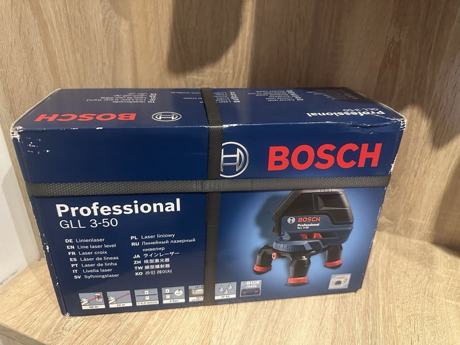 Laser Liniowy Bosch GLL 3-50 NOWY okazja
