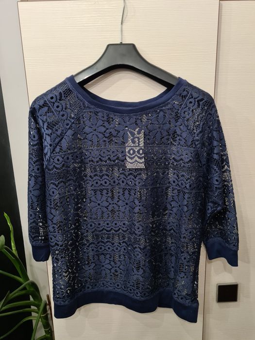 Imprezowa koszulka koronkowa Damska Terranova