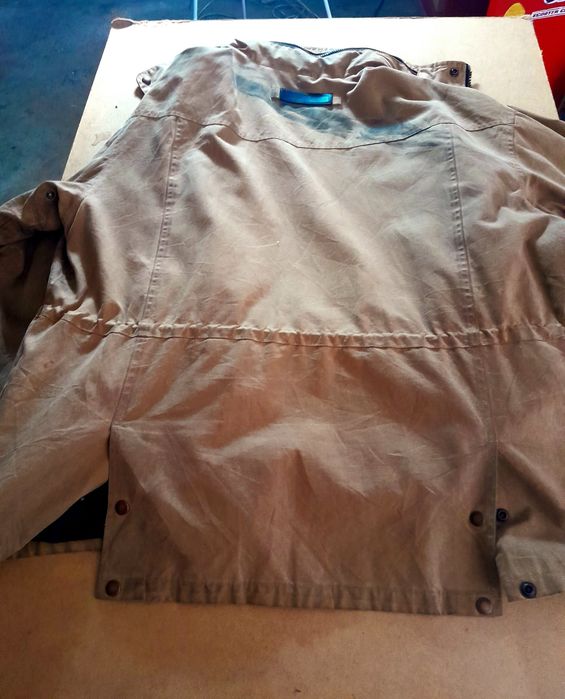 Casaco lona encerada, waxed motorcycle jacket, made in Canada