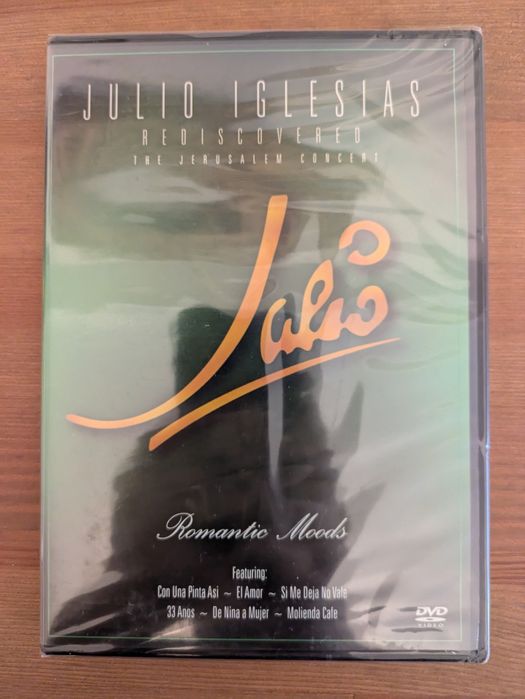 DVD NOVO e SELADO - Julio Iglesias - Jerusalém