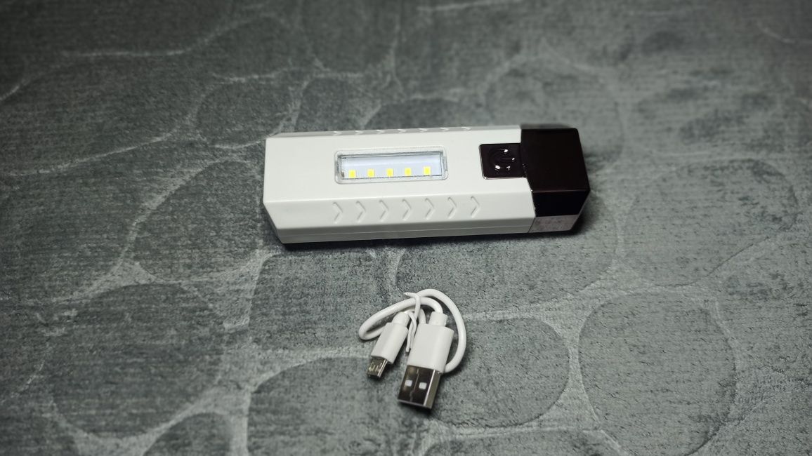 Портативный ручной карманынй фонарик с USB зарядкой