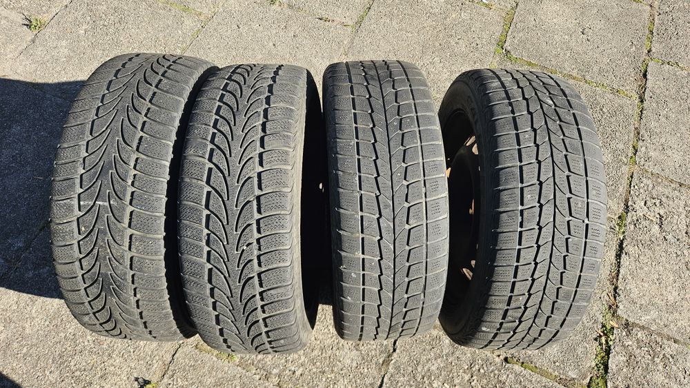 Opony z felgami stalowymi 16 cali zimowe 205/55