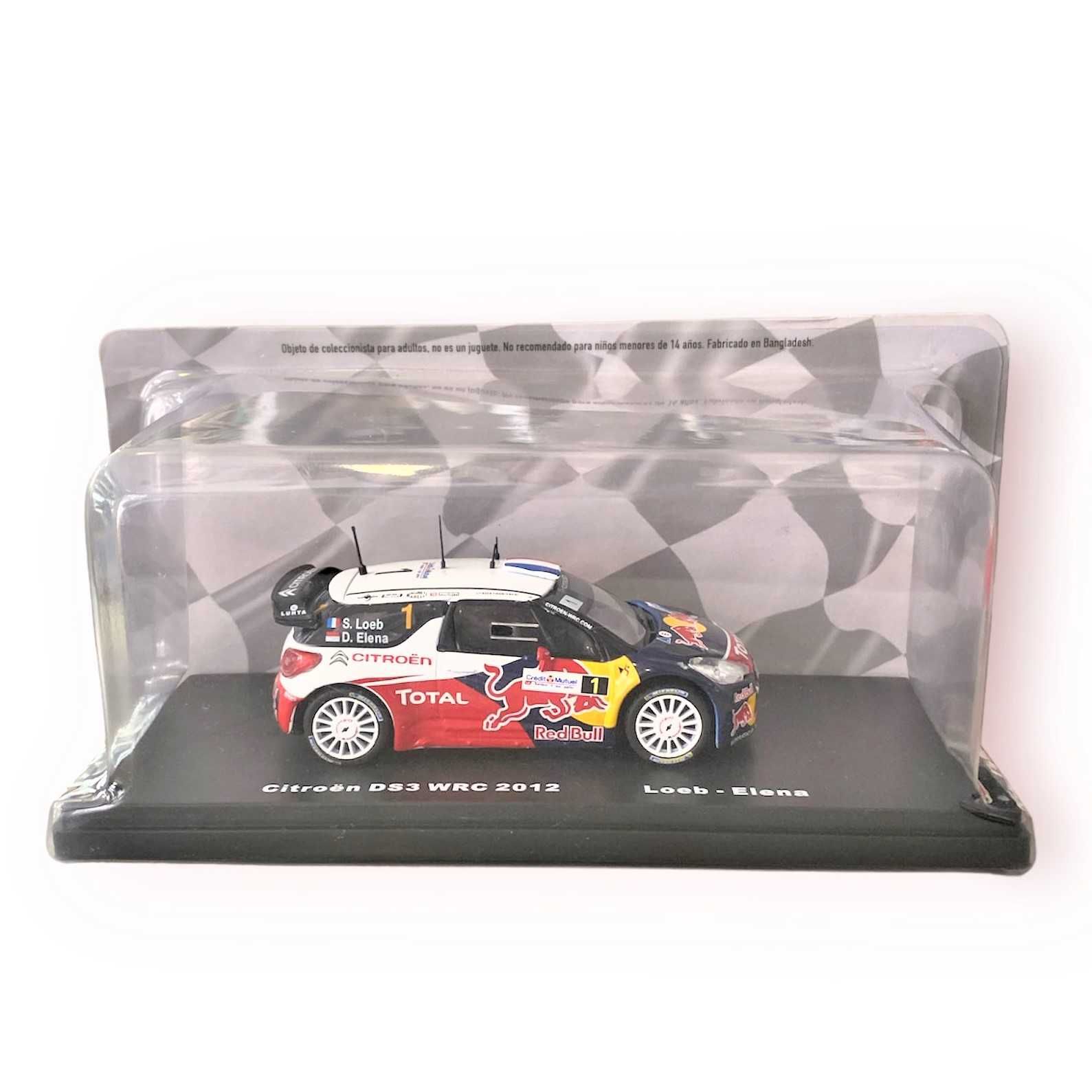 Miniatura 1:43 IXO - Citroen DS3 WRC 2012 - Loeb