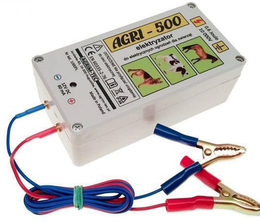 Pastuch elektryczny Agri 500 0,6J bydło, konie, psy, kozy, wydry