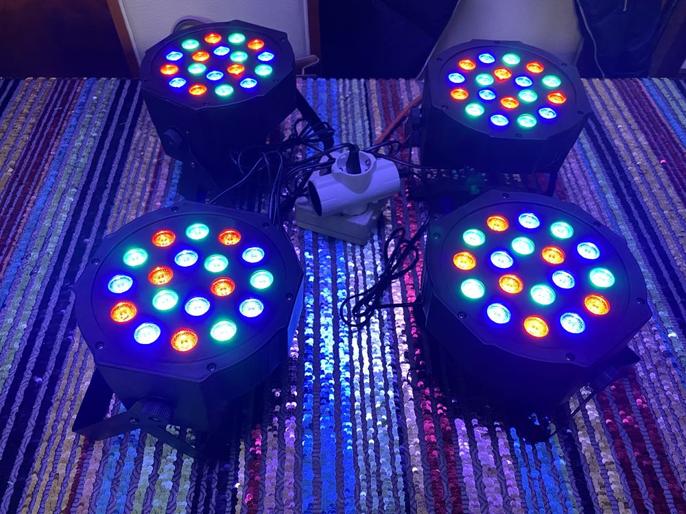 Projetor dmx 18 leds