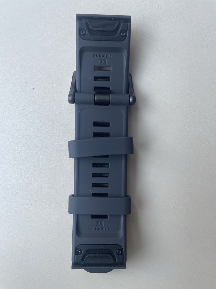 Grafitowy pasek garmin 26 mm QuickFit