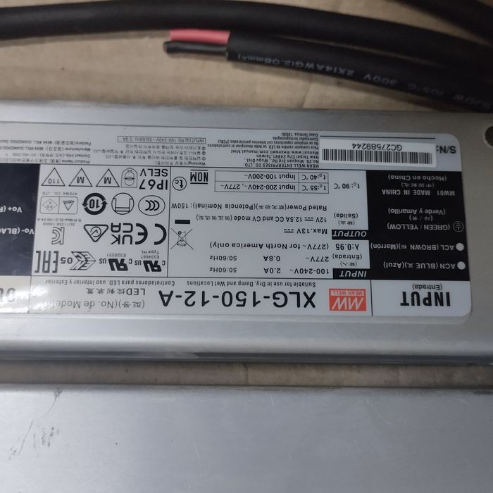 Блок живлення Mean Well 150W XLG-150-12-А